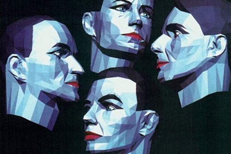 Fragment okładki płyty Kraftwerk - "Electric cafe"