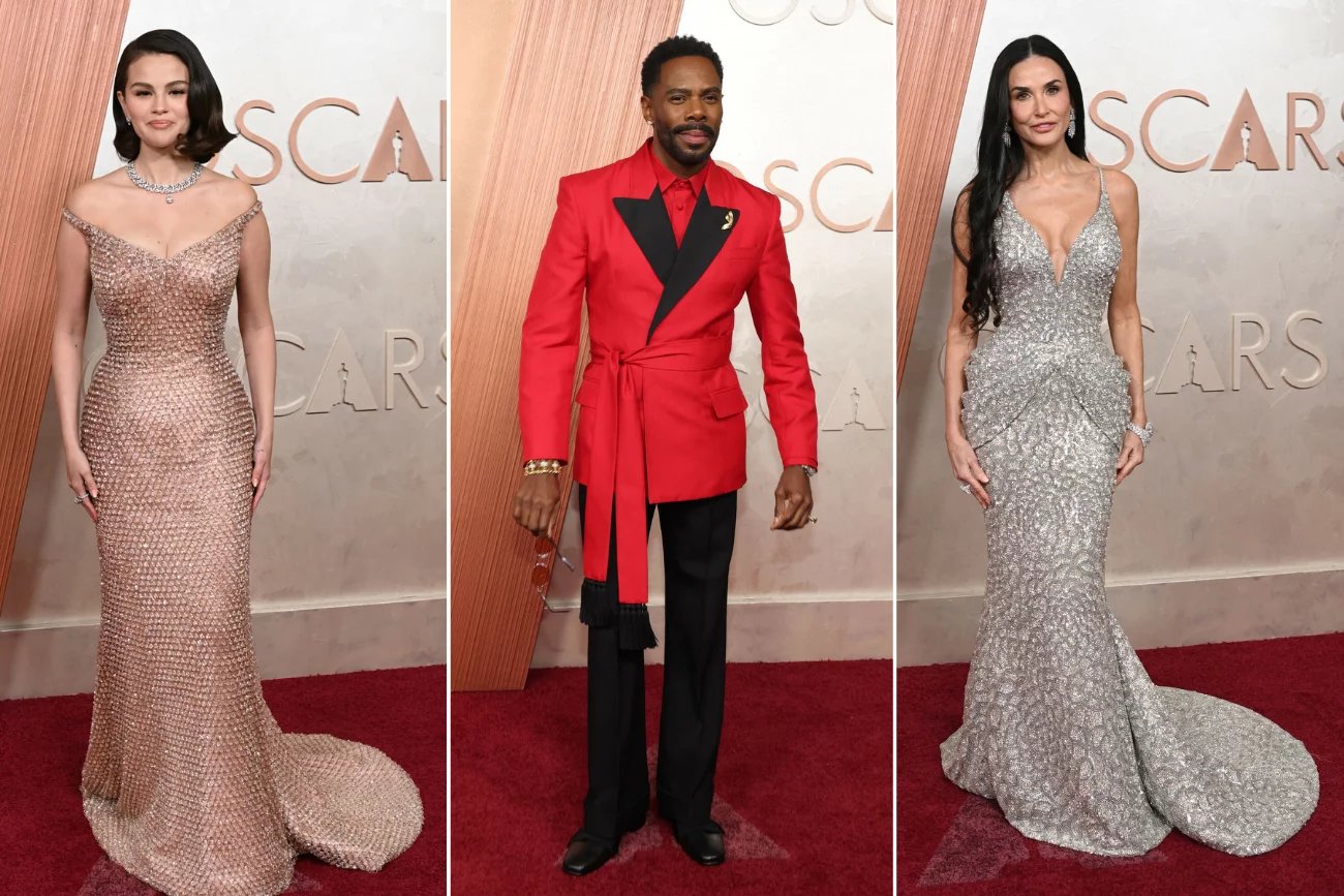 Oscary 2025: najlepiej ubrani (Selena Gomez, Colman Domingo, Demi Moore)