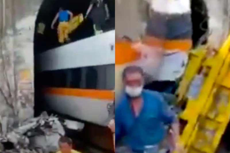 Katastrofa kolejowa w Tajwanie. Co najmniej 36 osób zmarło.