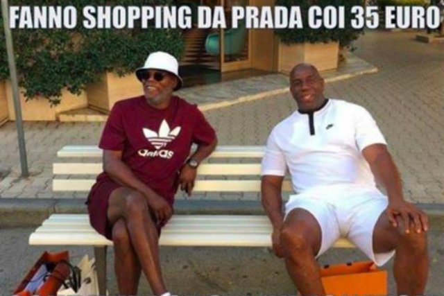 Samuel L. Jackson i Magic Johnson zostali pomyleni z imigrantami w sklepach Louis Vuitton i Prada.