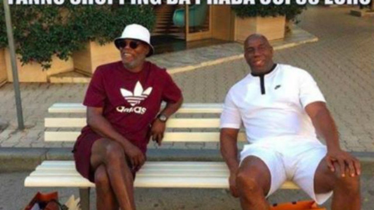 Samuel L. Jackson i Magic Johnson zostali pomyleni z imigrantami w sklepach Louis Vuitton i Prada.