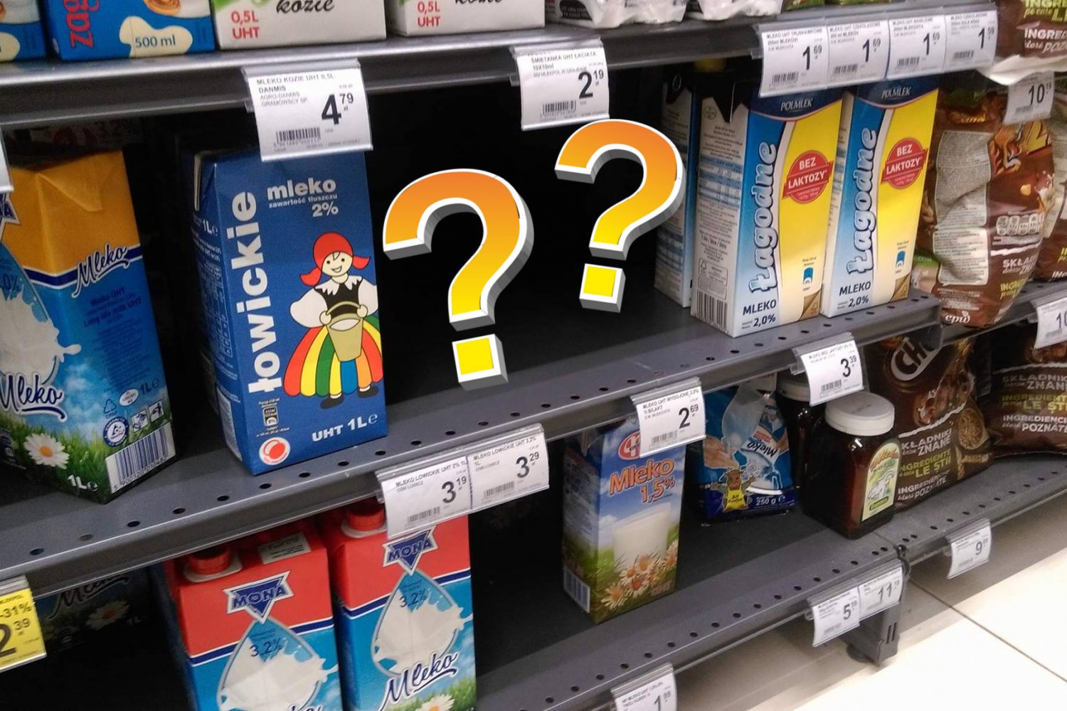 Mleko bez laktozy znika z półek bardzo szybko. Szybciej niż to zwykłe.