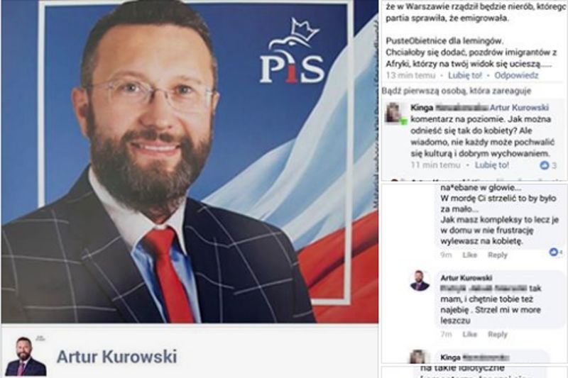 Radny PiS z Pyrzyc w karygodny sposób komentował wyniki wyborów w Warszawie.