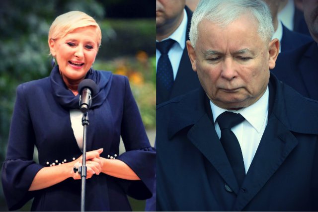 Prezesa PiS Jarosława Kaczyńskiego denerwują ojciec i żona prezydenta Andrzeja Dudy.