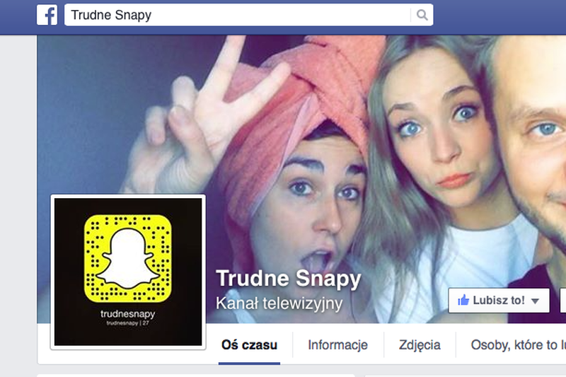 Serial "Trudne Snapy" to pomysł trójki studentów z Warszawy. Nowe, kreatywne wykorzystanie Snapchata.