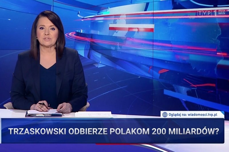 "Wiadomości" TVP znowu zaatakowały Rafała Trzaskowskiego.