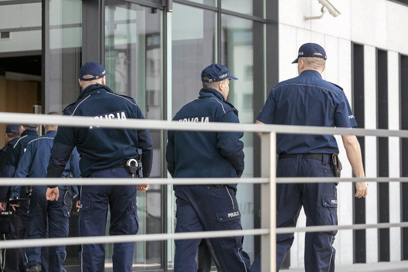 Jeden z fałszywych alarmów bombowych w Krakowie.