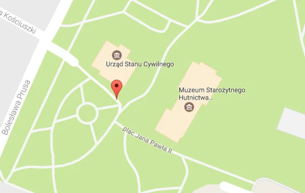 Plac Jana Pawła II w Pruszkowie.