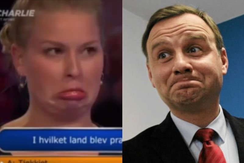 W ostatnim odcinku duńskich "Milionerów" padło pytanie o Andrzeja Dudę