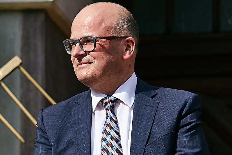 Maciej Glamowski, prezydent Grudziądza miał być celem ataku napastnika, który wtargnął do ratusza w czwartek.