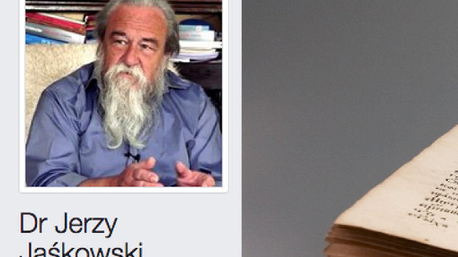 Dr Jerzy Jaśkowski nie jest ekspertem Gdańskiego Uniwersytetu Medycznego.