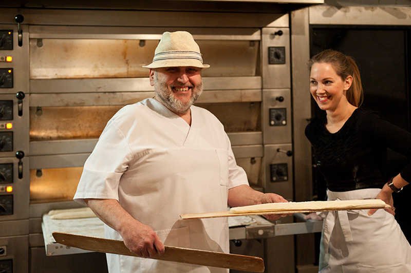 Współwłaścicielka Charlotte Justyna Kosmala oraz główny piekarz Andrzej Jacak