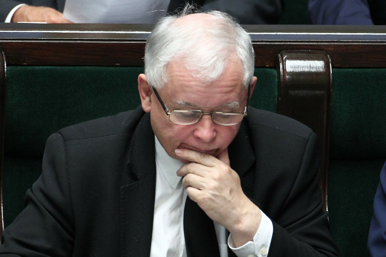 W rankingu nieufności CBOS na pierwszym miejscu znalazł się prezes PiS Jarosław Kaczyński.