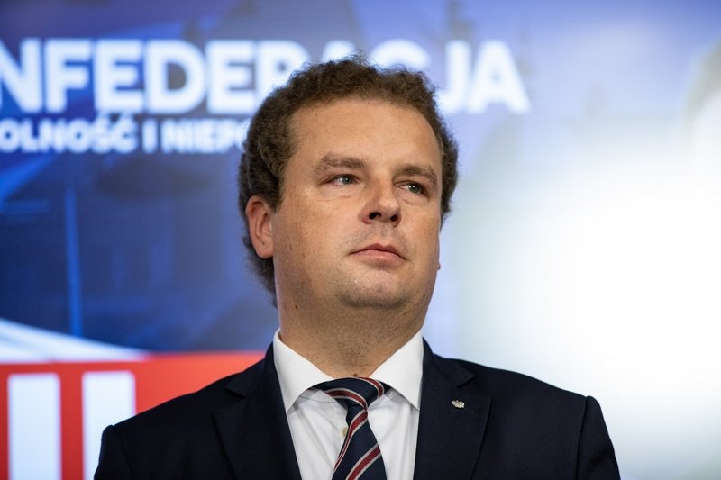 Poseł Konfederacji przyznał, że w (ewentualnej) drugiej turze zagłosuje na Trzaskowskiego