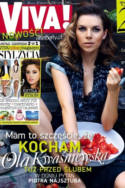 Aleksandra Kwaśniewska jako seksowna włoska "mamuśka" na okładce najnowszej Vivy