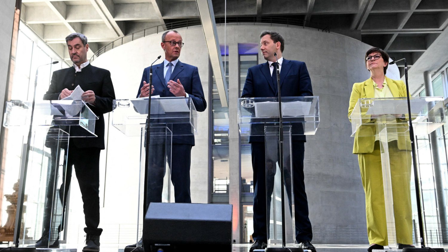 W Niemczech jest porozumienie CDU/CSU i SPD.