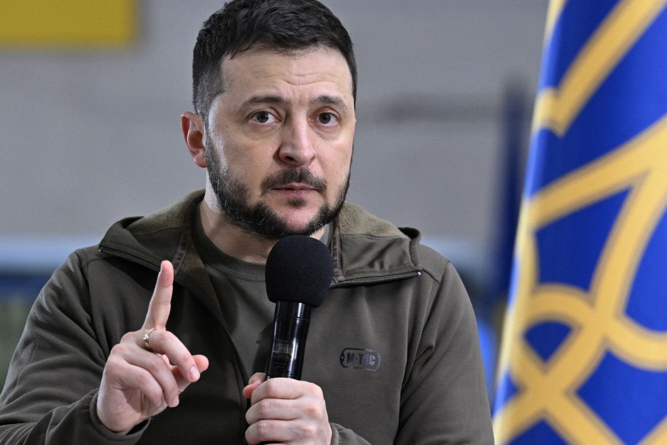 Prezydent Ukrainy Wołodymyr Zełenski.