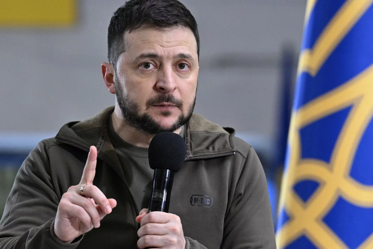 Prezydent Ukrainy Wołodymyr Zełenski.