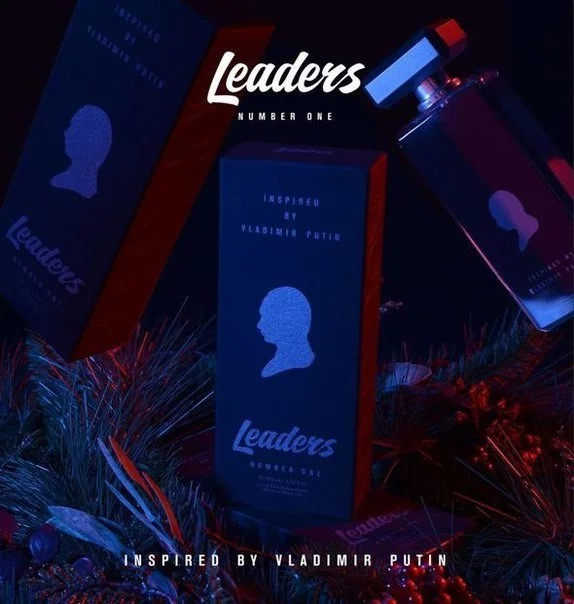 Leaders Number One, których kompozycja została stworzona przez białoruskiego perfumiarza Władysława Rikunowa. Zapach ten inspirowany miał być postacią Władimira Putina.