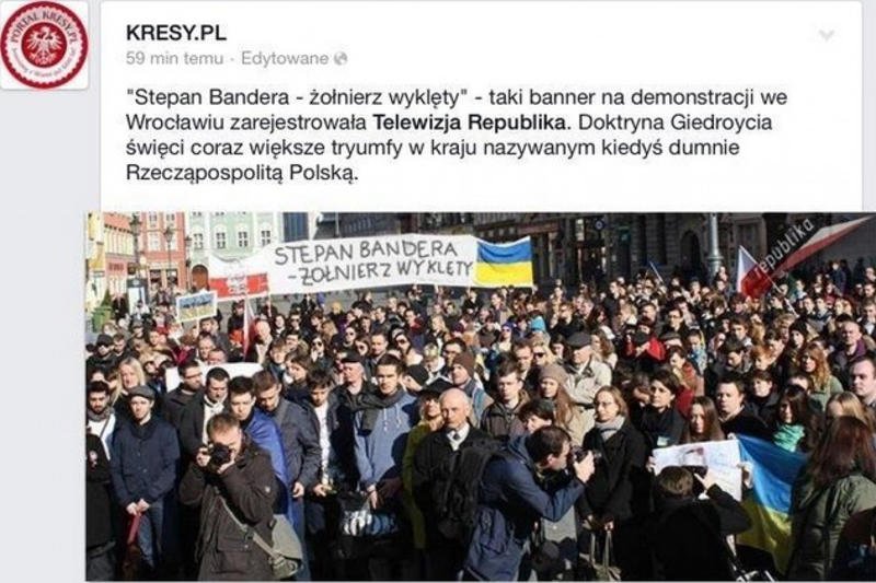 Zdjęcie, którym posłużyła się redakcja Kresy.pl. Nie ustalono dotychczas autora fotomontażu