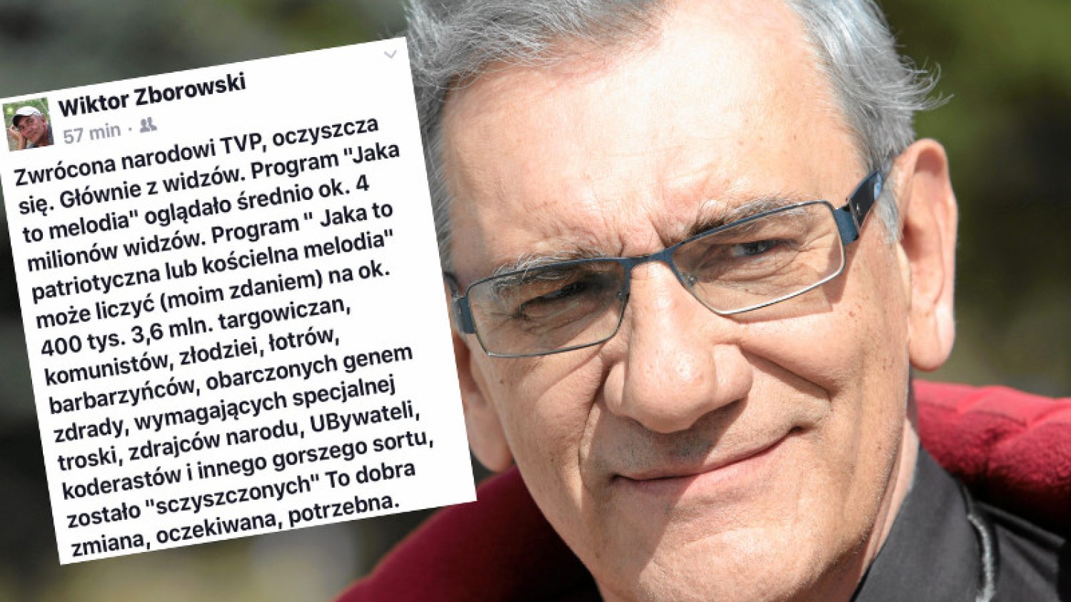 Kolejny artysta dosyć dosadnie skomentował to, co dzieję się w TVP.