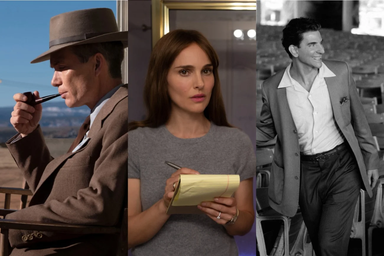 Cillian Murphy w "Oppenheimerze", Natalie Portman w "May December" i Bradley Cooper w "Maestro".