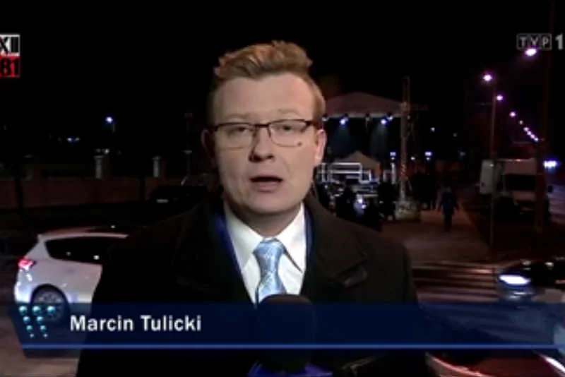 Marcin Tulicki z "Wiadomości" TVP 1 zrobił wszystko, by zdyskredytować marsz KOD.