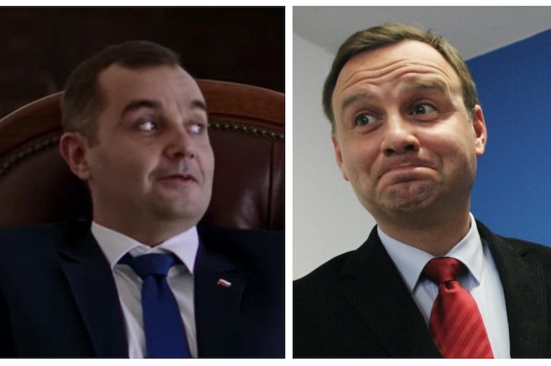 Serialowy Adrian i Andrzej Duda.