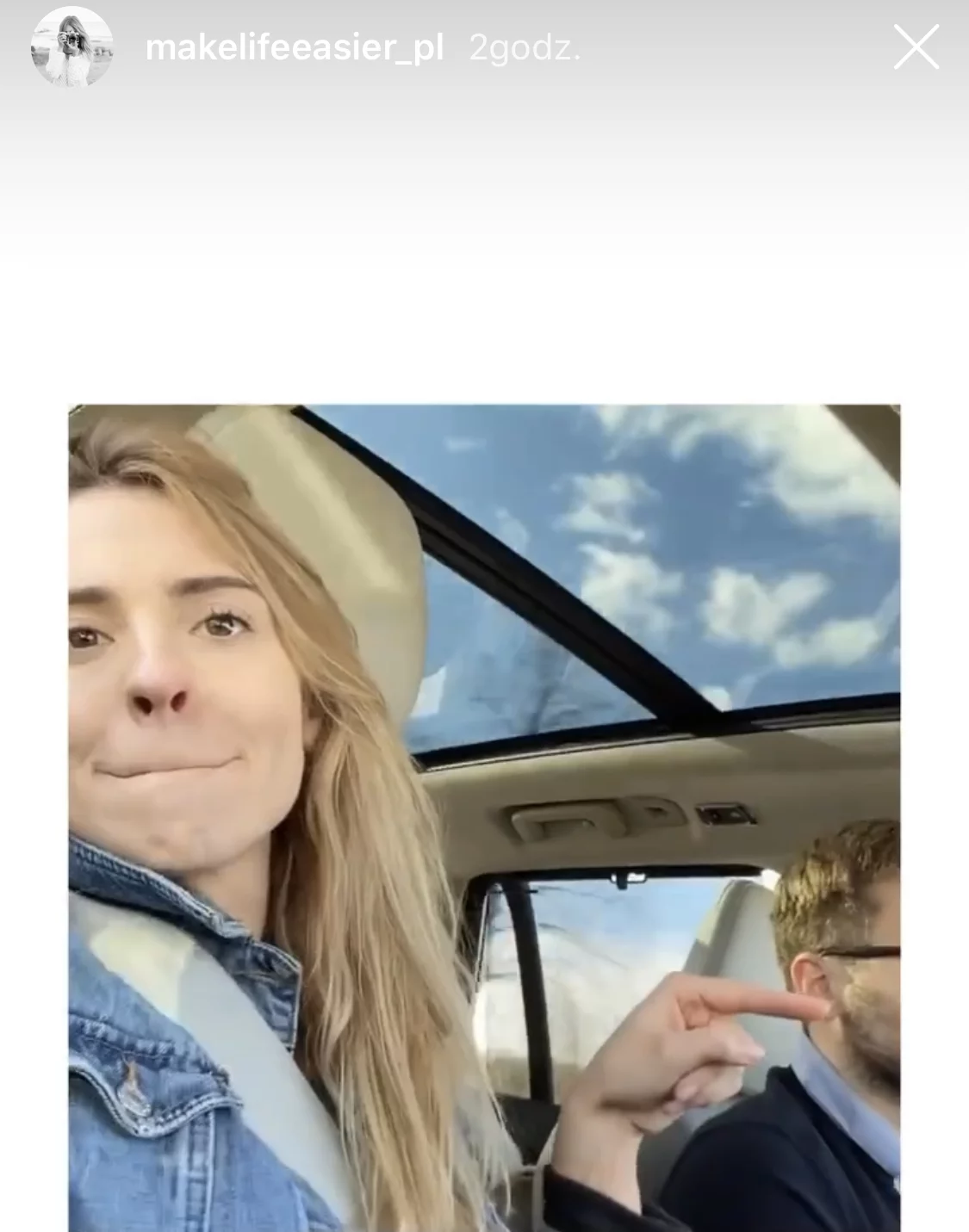 Kasia Tusk, instastories.