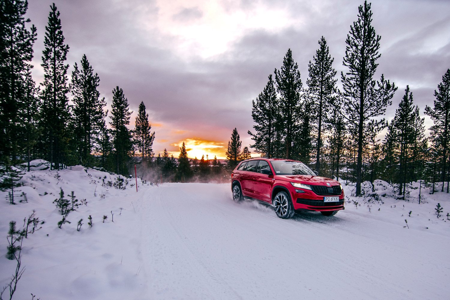 Laponia. Śnieg jest tam po prostu wszędzie.