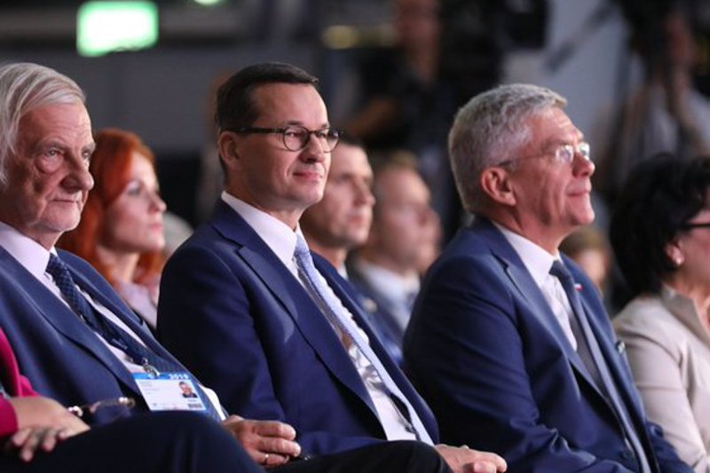 Mateusz Morawiecki w Krynicy został Człowiekiem Roku.