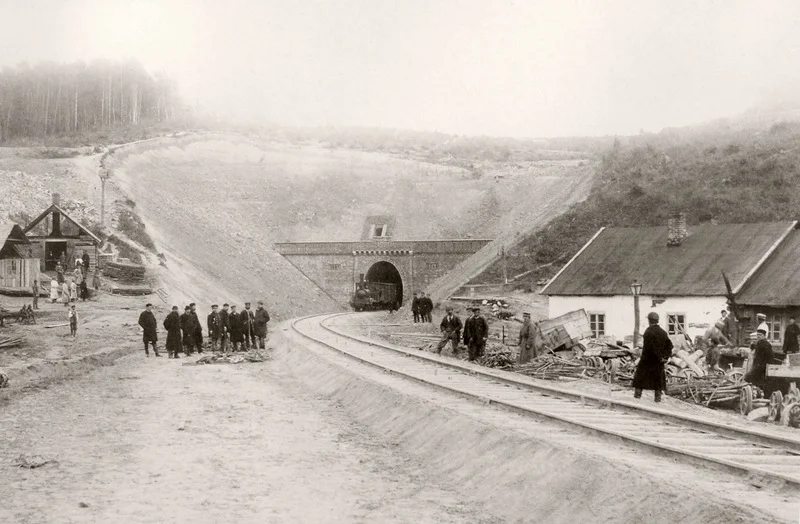 tunel pod Miechowem 1884 r.