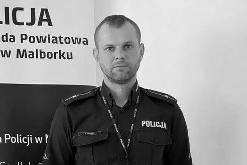 Tristan Fijołek nie żyje. Funkcjonariusz z KPP w Malborku miał 41 lat.