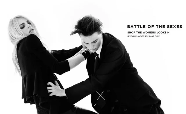 Andrej i Erika w sesji Battle of sexes.