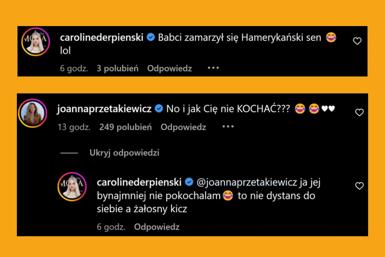 Celebrytka zareagowała. "Babci zamarzył się Hamerykański sen"