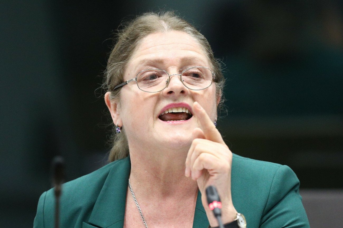 Krystyna Pawłowicz porównała swój wygląd do urody Moniki Olejnik.