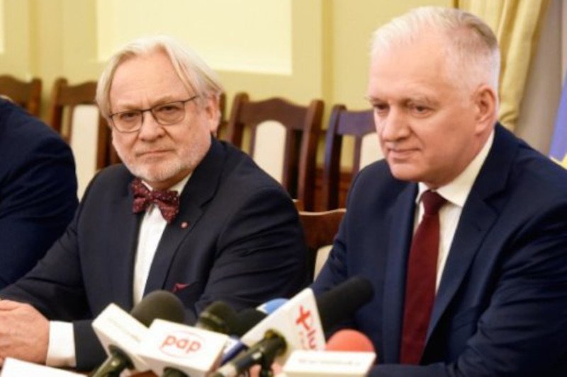 Wojciech Maksymowicz i Jarosław Gowin