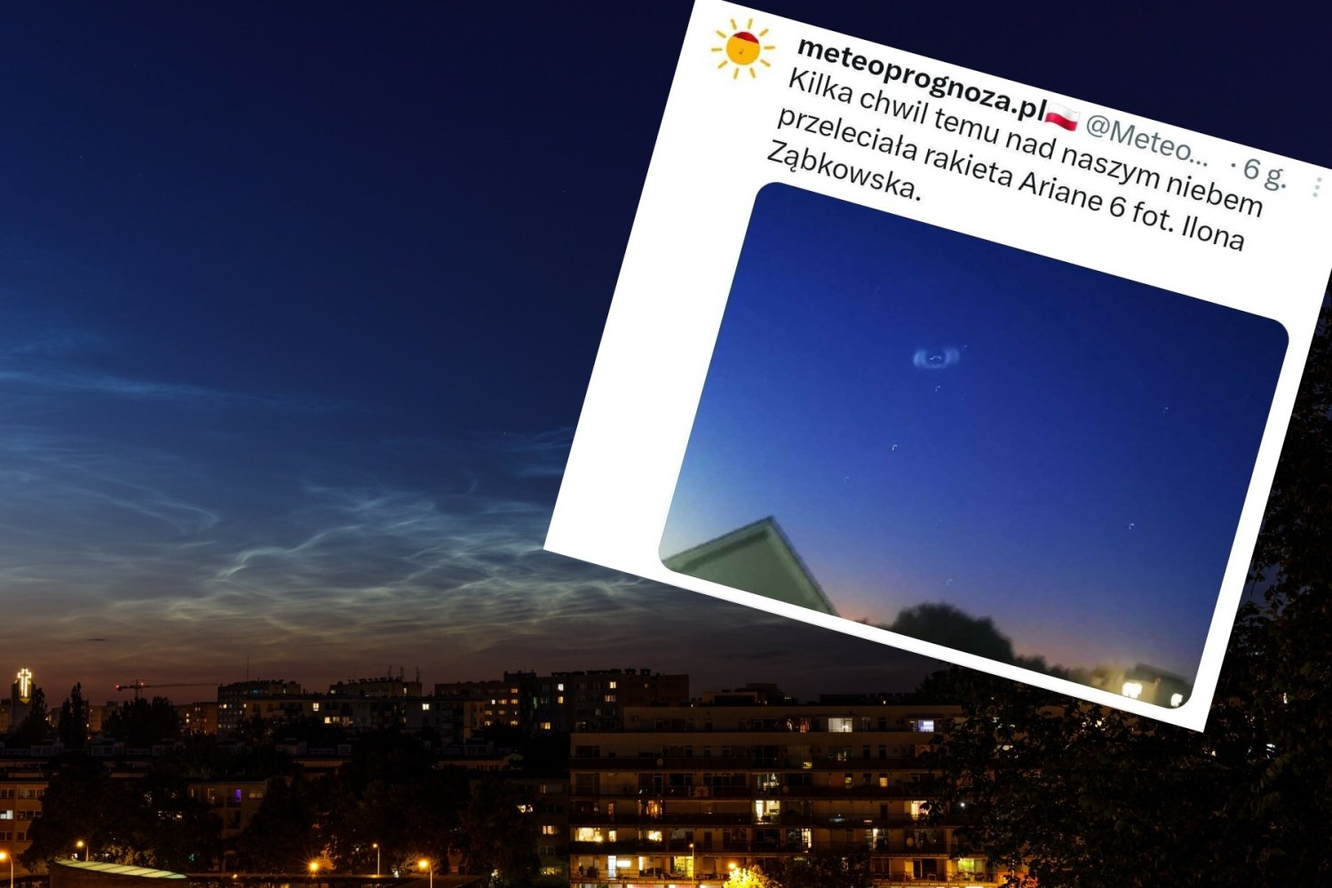 Dziwny obiekt na niebie nad Polską. Wyjaśniamy, co to było.