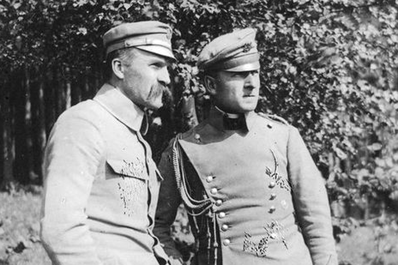 Józef Piłsudski i Bolesław Wieniawa-Długoszowski. Obaj mieli szanse na prezydenturę.
