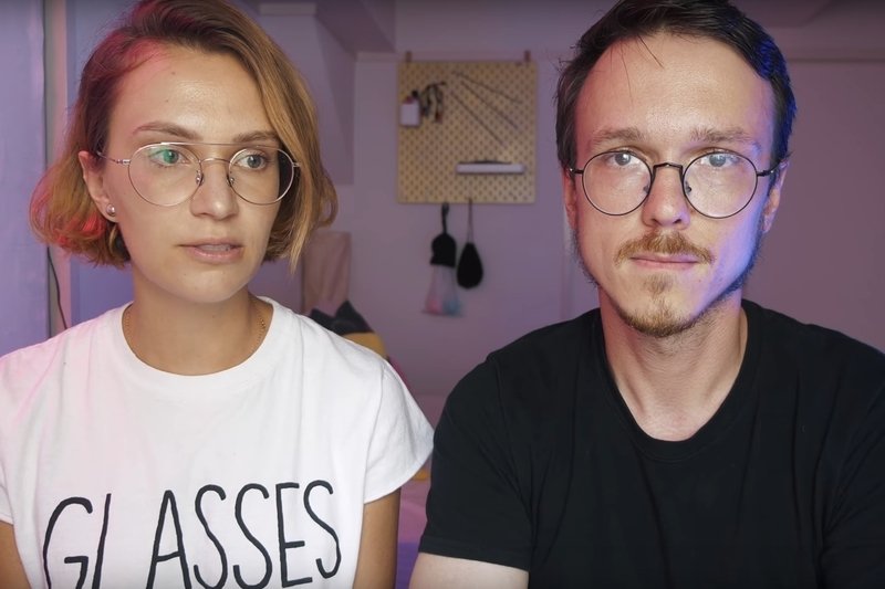 Krzysztof Gonciarz i Kasia Mecinski.