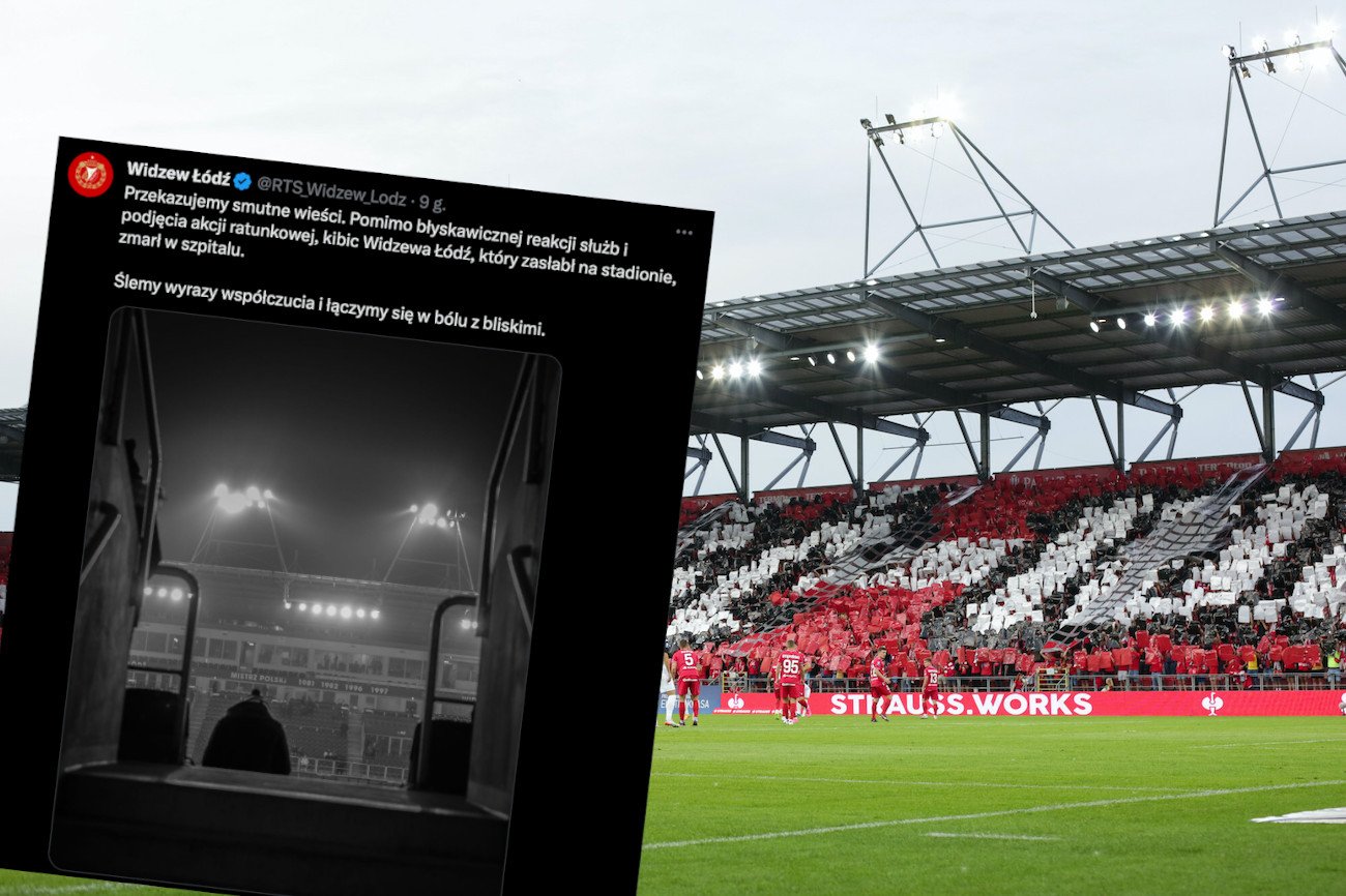 Dramat podczas meczu Widzewa