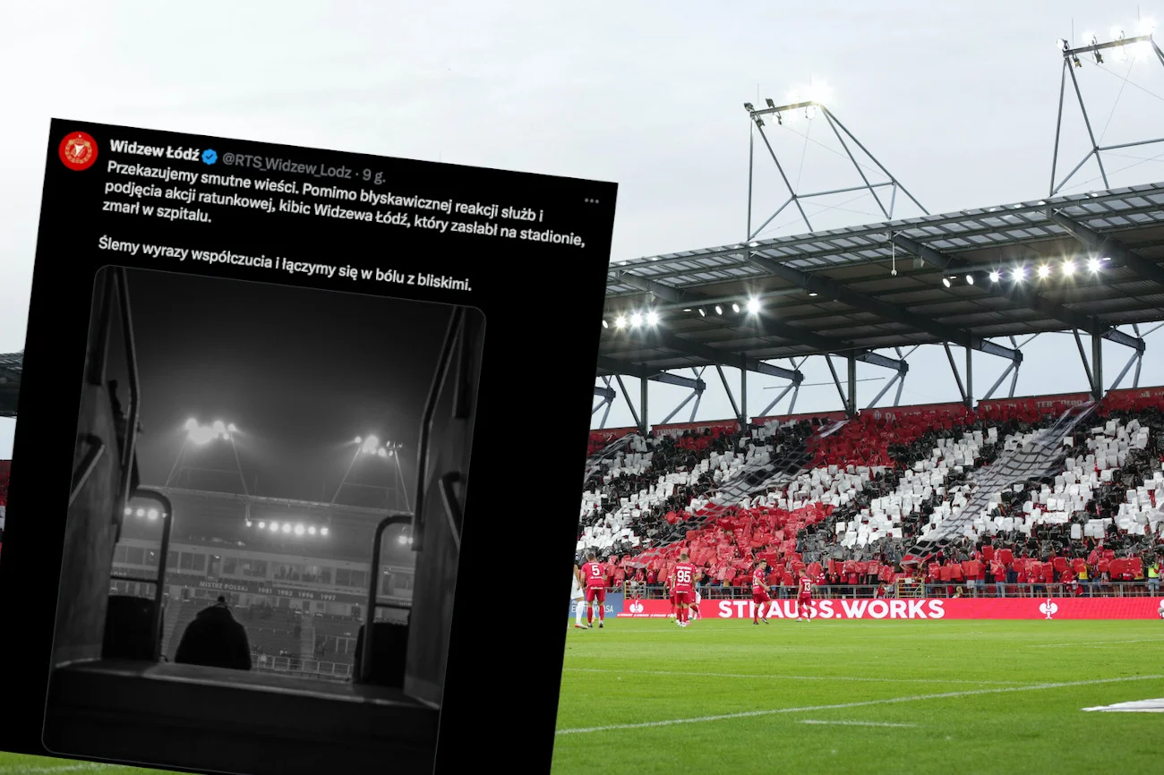 Dramat podczas meczu Widzewa
