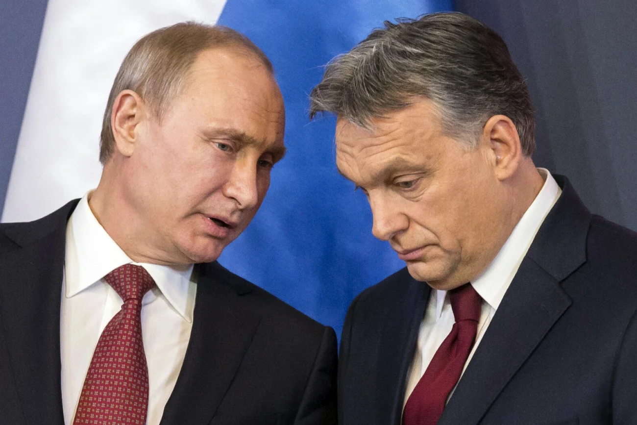 Tak Węgry uznają wyższość Rosji Władimir Putin i Viktor Orban.