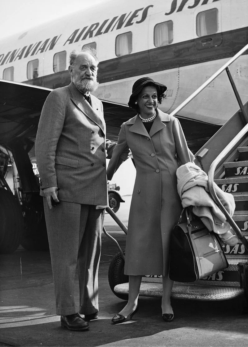 Peter Freuchen i Dagmar Cohn w 1950 roku