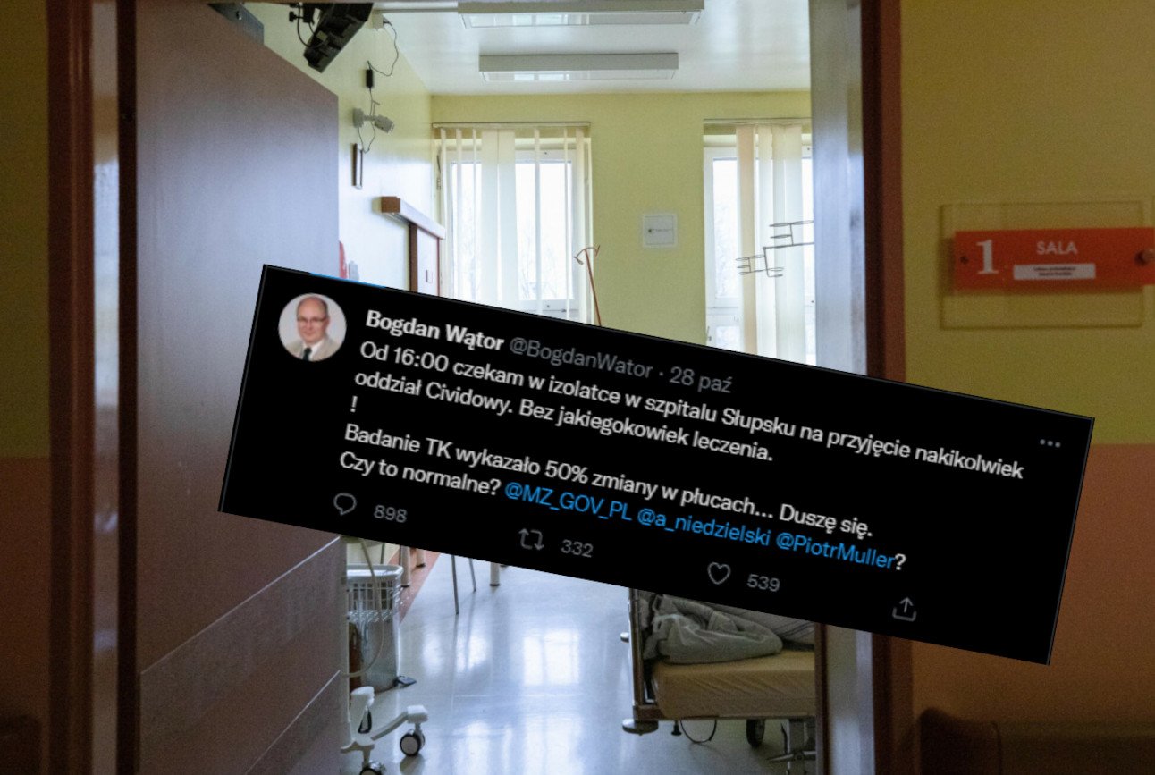 Bogdan Wątor nie chciał się zaszczepić. Polityk PiS trafił do szpitala.