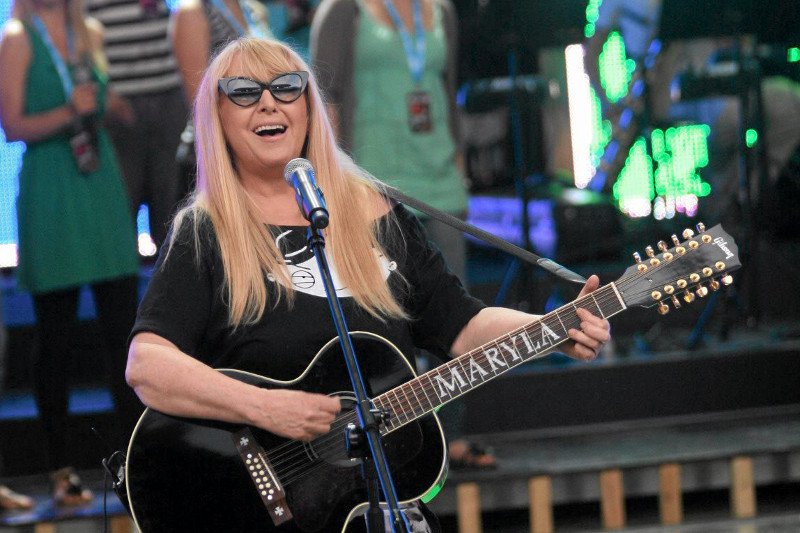 Maryla Rodowicz podczas próby przed Krajowym Festiwalem Piosenki Polskiej w Opolu.