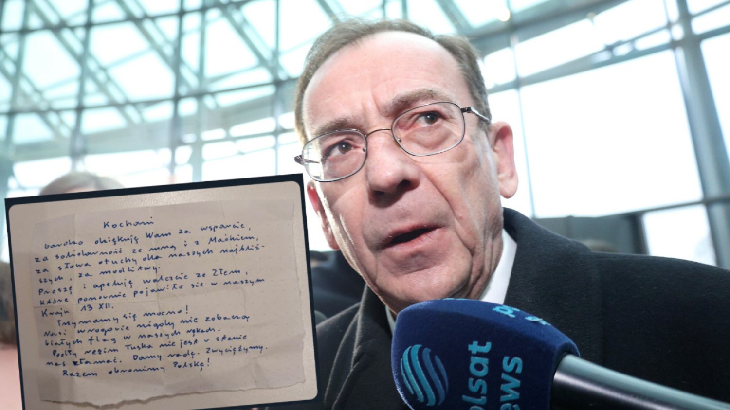 Kamiński napisał list z więzienia