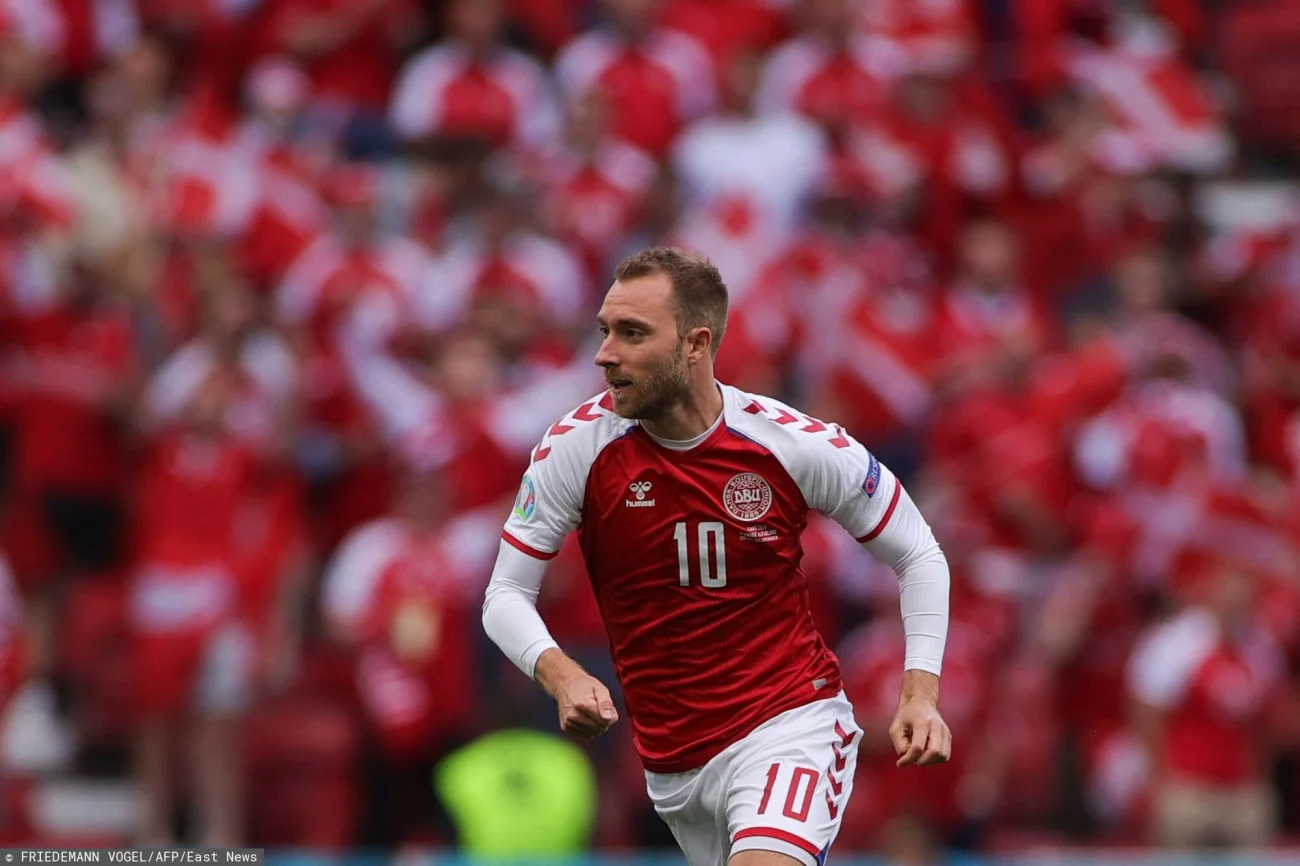 Christian Eriksen cały czas jest ze swoją drużyną, choć nie może grać dla Danii
