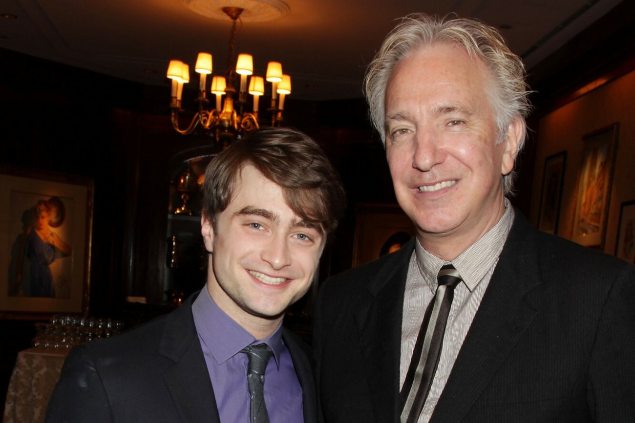 Daniel Radcliffe opowiedział o pracy z Alanem Rickmanem" przy "Harrym Potterze".