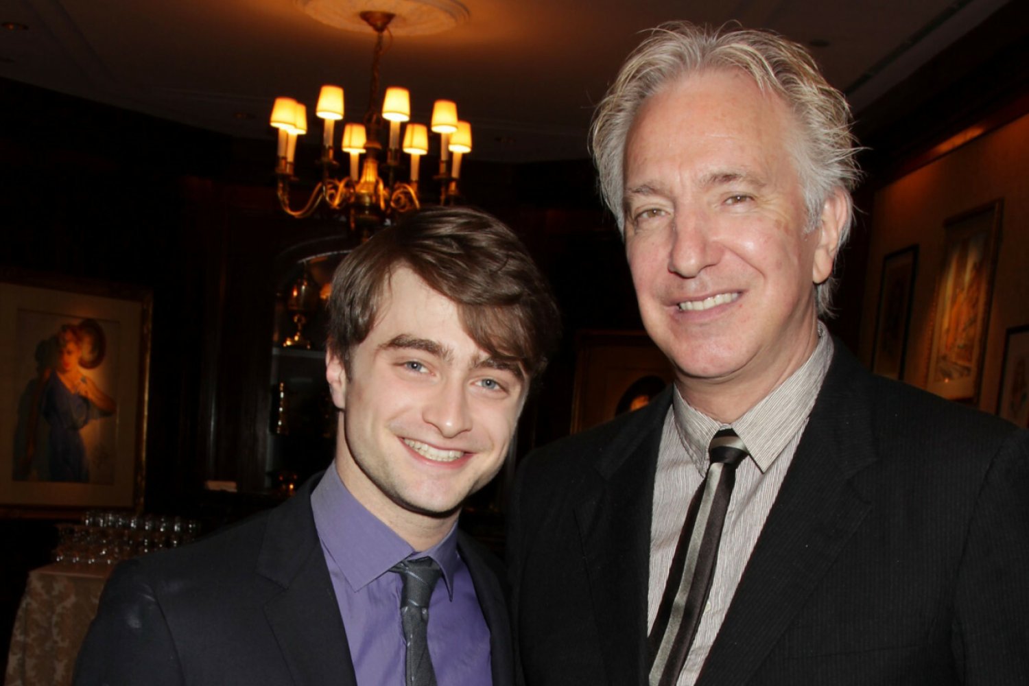 Daniel Radcliffe opowiedział o pracy z Alanem Rickmanem" przy "Harrym Potterze".